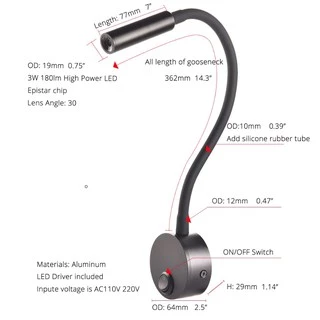 SL LIGHTING | Track Light โคมไฟอ่านหนังสือ & หัวเตียง LED รุ่น 7-730C (Black, White)