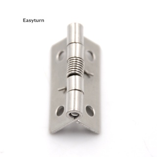 Easyturn 2 Inch Long Stainless Steel Self-Closing Corner Spring Draw Door Hinge TH