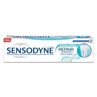 ✨สุดพิเศษ✨ SENSODYNE เซ็นโซดายน์ ยาสีฟันรีแพร์แอนด์โพรเทคเอกตร้าเฟช 100 กรัม 🚚พร้อมส่ง!! 💨