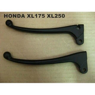 HONDA XL175 XL250 MTX80 MTX125 MTX 200 CLUTCH BRAKE LEVER SET PAIR "BLACK" // คันเบรกคลัทช์ สีดำ สินค้าคุณภาพดี