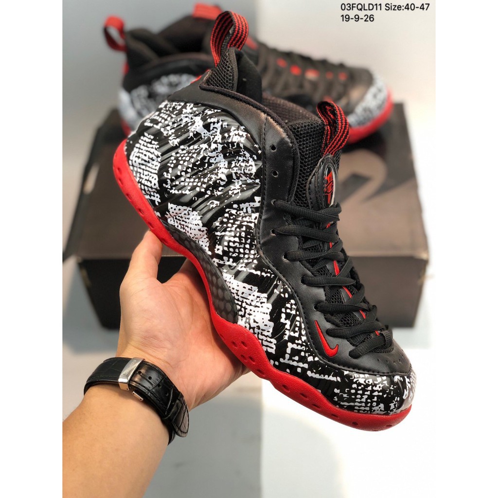 Nike Air Foamposite Pro PRM Asteroid Fire Black END.