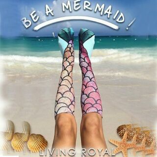 พร้อมส่ง !! mermaid pattern sock
