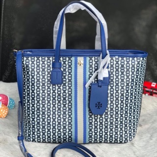 TORY BURCH GEMINI LINK CANVAS SMALL