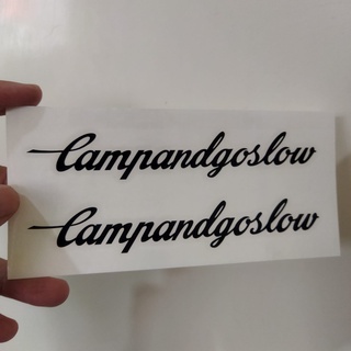 Campandgoslow สติกเกอร์ตัดกระดาษ สําหรับจักรยาน