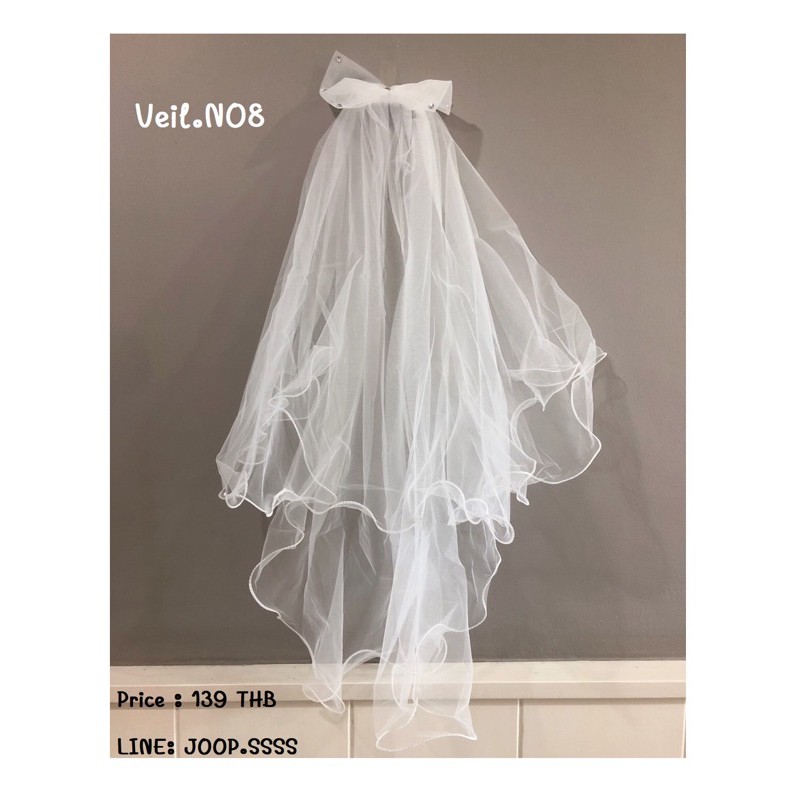Veil.No8 เวลประดับโบว์ เพิ่มความสวยเก๋