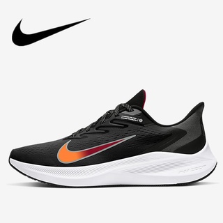 Nike Zoom Winflo 7 Mens Running Shoes Sneakers วิ่งออกกำลังกาย กันกระแทก คัตติ้งต่ำ ระบายอากาศได้ รองเท้ากีฬา