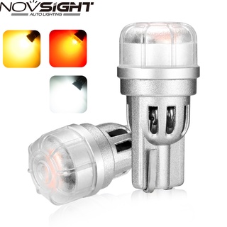 Novsight ใหม่ ไฟท้ายอ่านหนังสือ LED T10 ปลั๊ก ขนาดเล็ก สีขาว แดง เหลือง 2 ชิ้น