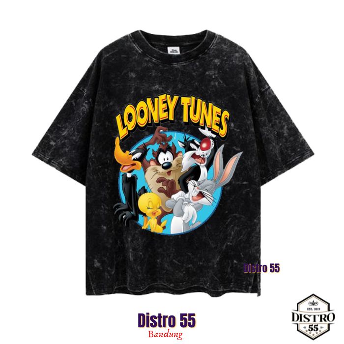 Kaos FILM LOONEY TUNES WASHING เสื้อยืดวินเทจ (OVERSIZED WASHING TEE)