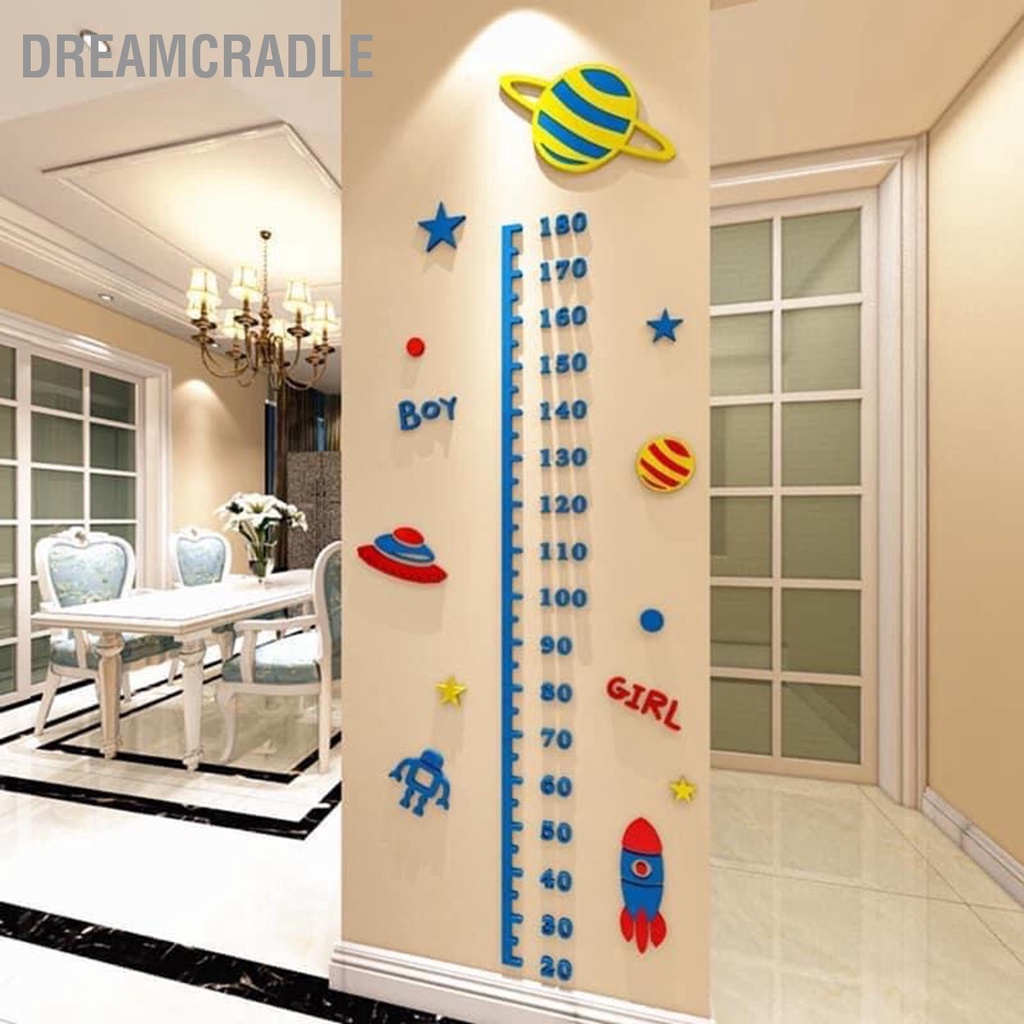 Dreamcradle ไม้บรรทัดอะคริลิค วัดส่วนสูง สําหรับเด็ก ตกแต่งบ้าน
