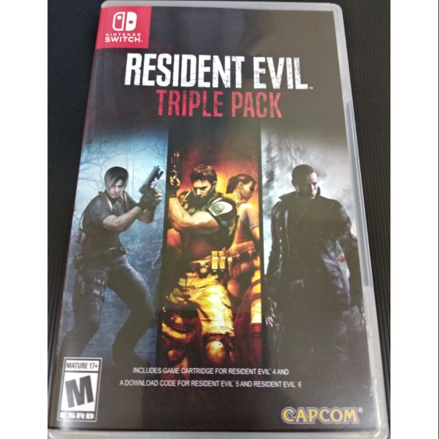 Resident Evil Triple pack มือสอง แผ่นเกมส์ Nintendo Switch