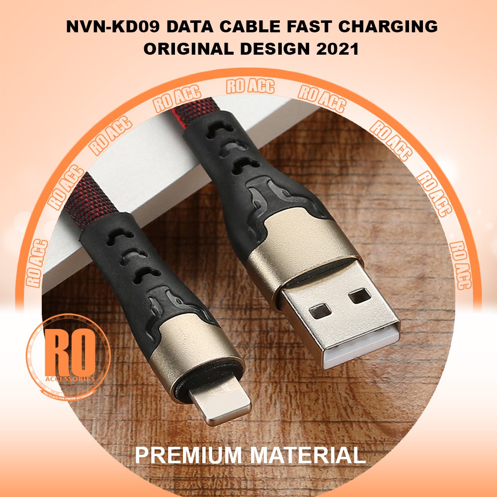 [RO ACC] NVN-KD09 ORIGINAL 2021 DESIGN FAST CHARGING DATA CABLE