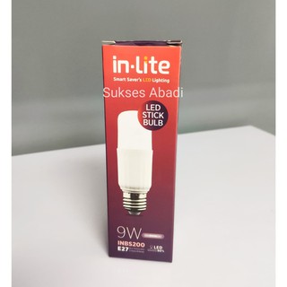 สติกเกอร์หลอดไฟ Led 9W INLITE **รับประกัน**