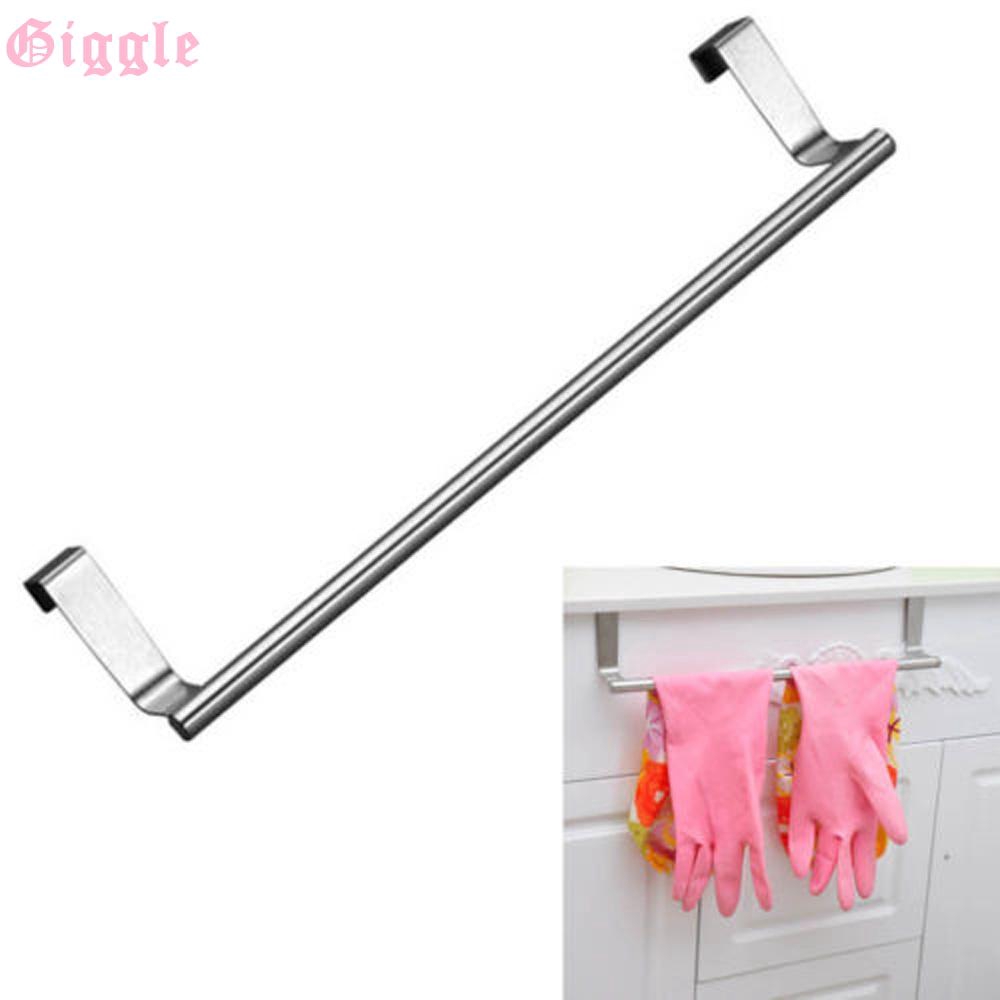 Over Door Towel Rack Bar Holder Bathroom Kitchen Cabinet Shelf