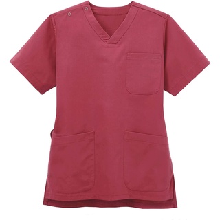 Direct from Japan infirmiere Nurse scrubs cotton blend unisex nursing care unisex nursing side pockets with loops shoulder snaps