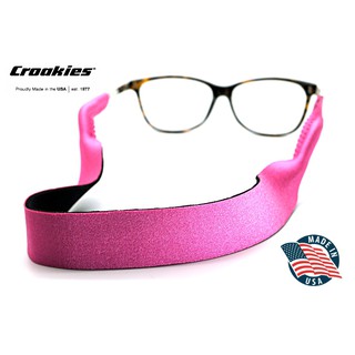 สายคล้องแว่นตา Croakies &amp; XL Solids ( Pink )