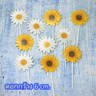 ป้ายปักเค้ก ชุดต้นไม้ & ดอกไม้ & แคดตัส กระบองเพชร