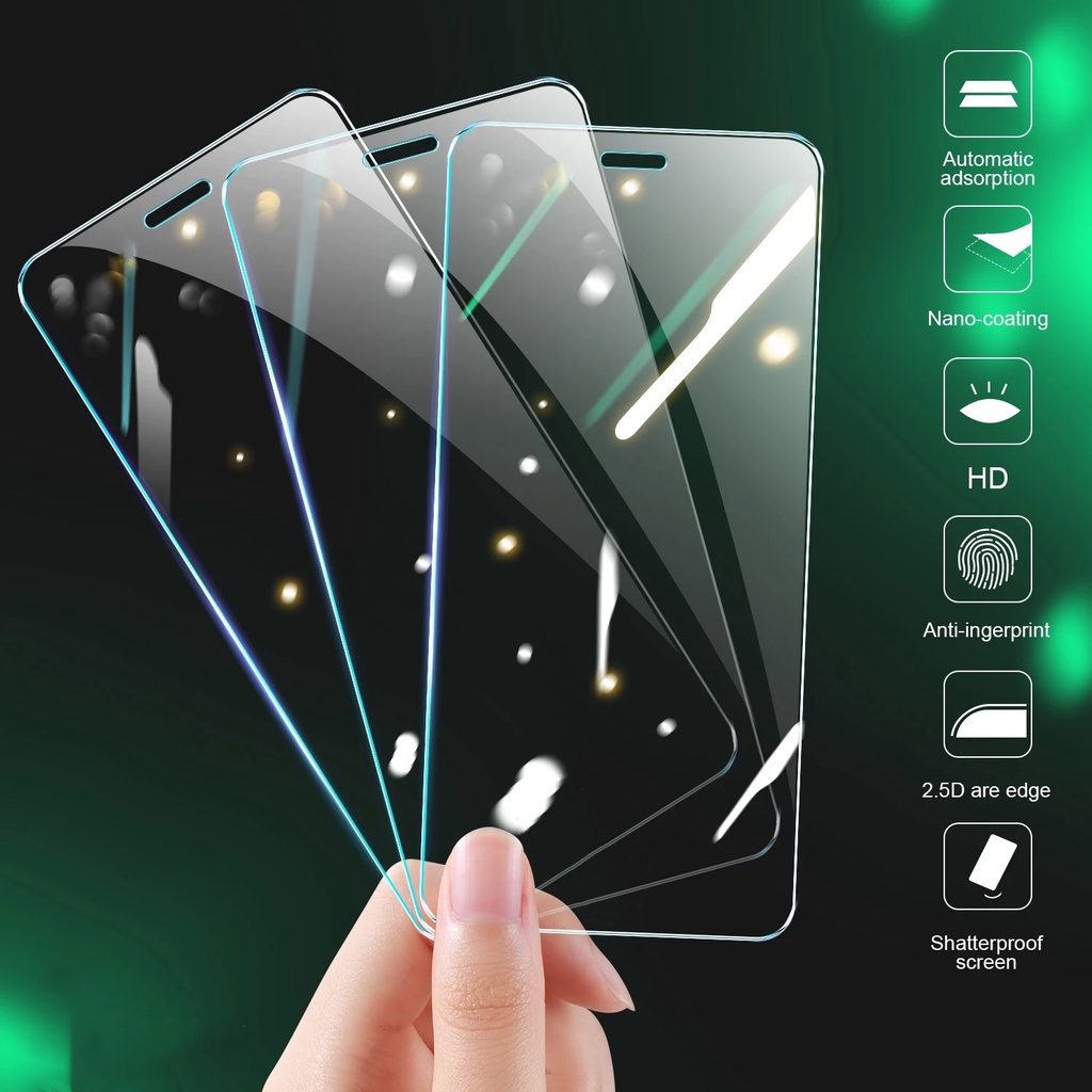 ฟิล์มกระจกนิรภัยกันรอยหน้าจอ กันลายนิ้วมือ สําหรับ iPhone 12 13 14 Pro MAX 13 Mini 11 Pro X XS MAX XR 13 SE 6S+ 7 8 Plus