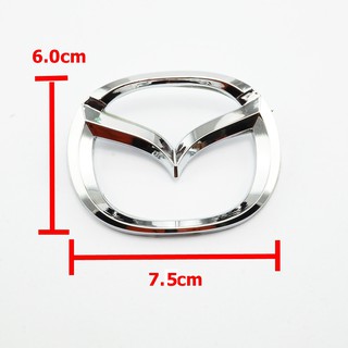 ป้ายโลโก้มาสด้าพลาสติกชุบโครเมี่ยมขนาด 6.0x7.5cm ติดตั้งด้วย…