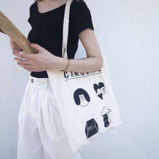 กระเป๋าผ้า Caroline tote bag [ส่งฟรี ‼️]