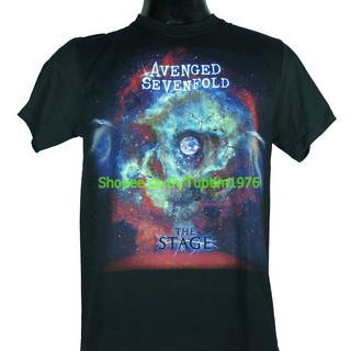 เสื้อยืดผ้าฝ้ายเสื้อวง Avenged Sevenfold เสื้อยืดแฟชั่นวงดนตรี เสื้อวินเทจ อะเว็นจด์เซเวนโฟ์ A7X A7x1588L XL  XXL 3XL