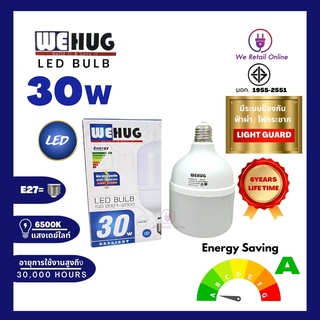 หลอดไฮวัตต์ LED BULB 30วัตต์ ระบบป้องกันไฟกระชาก ยี่ห้อWEHUG