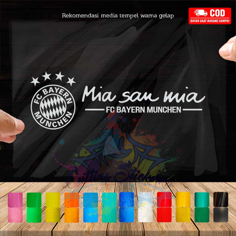 Bayern Munich รถจักรยานยนต์รถ Variations Cool นูนสติกเกอร์ Dashboard Fender Visor Body Glass หมวกกัน