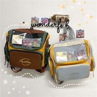 Spaceship bag กระเป๋าทรงเด็กญี่ปุ่น ปรับสายได้2แบบ