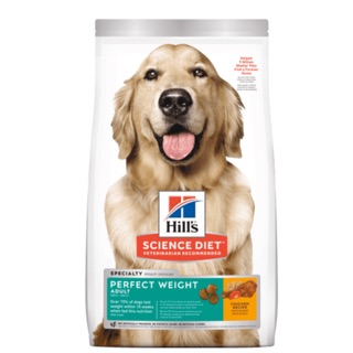 Hill adult perfect weight 1.8 kg. Exp.01/22 สูตรสำหรับสุนัขโตทุกสายพันธ์