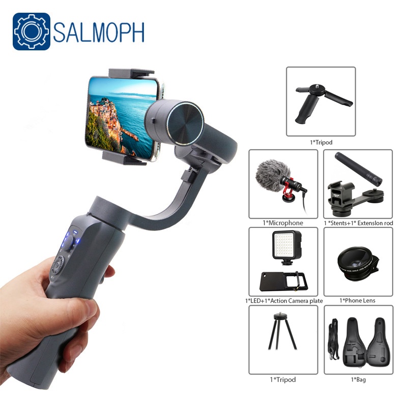 S5B 3 Axis Gimbal Stabilizer Zoom Control Handheld Smartphone For iPhone 11 Samsung S8 Xiaomi Huawe 