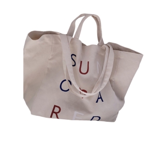 โปรโมชั่น : Hotwind พร้อมส่งกระเป๋าผ้าใบใหญ่ไม่มีซิป NO.SUN