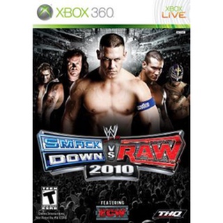 WWE SmackDown vs Raw 2010 xbox360 [Region Free] แผ่นเกมXbox360 แผ่นไรท์สำหรับเครื่องที่แปลงแล้ว LT/RGHทุกโซน