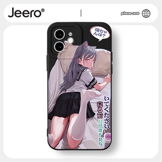 Jeero เคสไอโฟน เคสซิลิโคนนุ่มกันกระแทกการ์ตูนอนิเมะตลก เคสโทรศัพท์ Compatible for iPhone 14 13 12 11 Pro Max SE 2020 X XR XS 8 7 ip 6S 6 Plus HFF1677