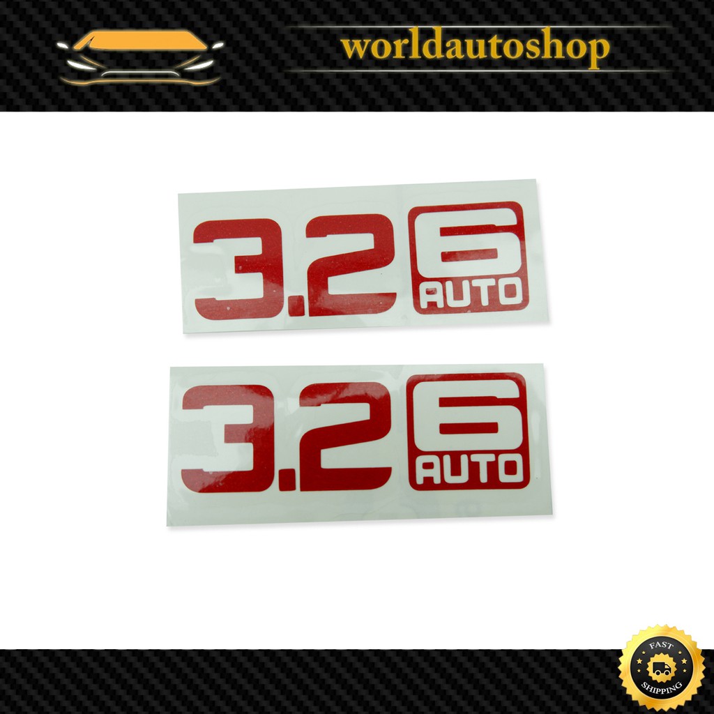 Sticker "3.2 6 AUTO" Ford  Ranger ปี 2012-2018