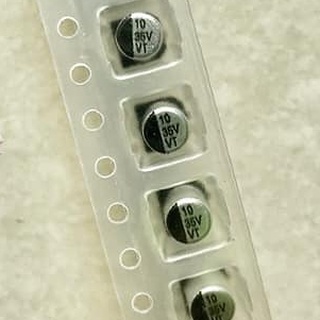 10UF 35V SMD 5x4mm(1 ชุด มี 20 ตัว)