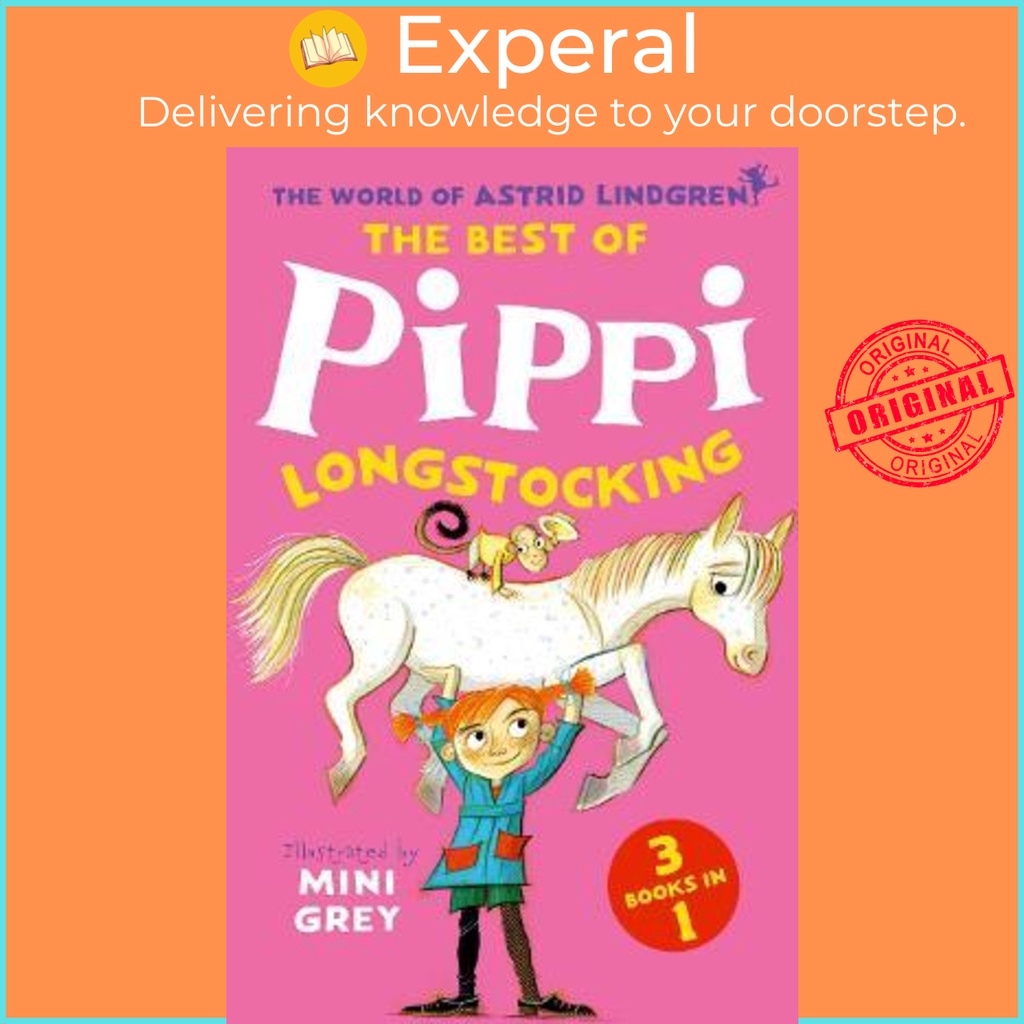 The Best of Pippi Longstocking โดย Astrid Lindgren Mini Grey (ฉบับสหราชอาณาจักรปกอ่อน)