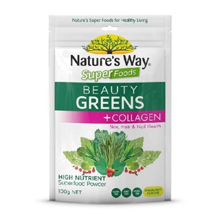 แบรนด์ Natures Way สูตร Beauty Greens + Collagen