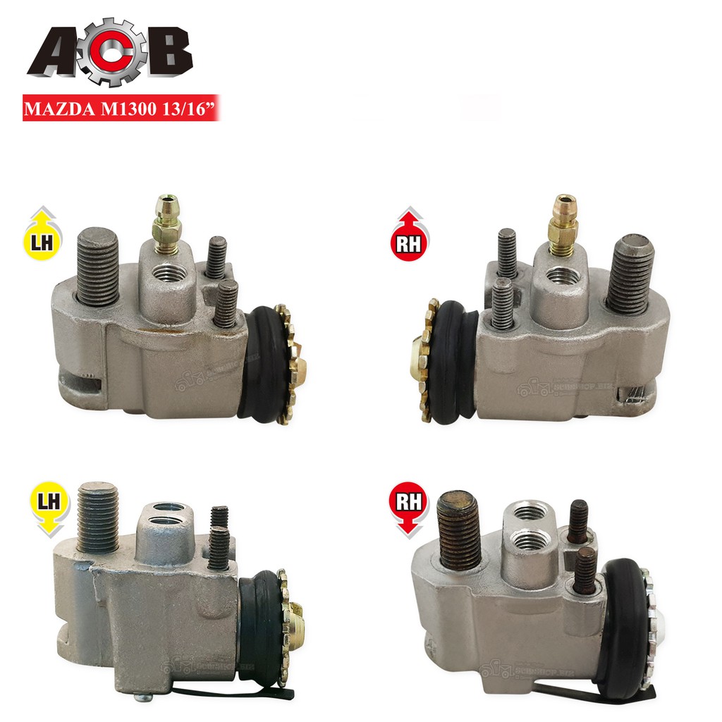 ACB กระบอกเบรคหลัง MAZDA M1300 3/4นิ้ว RH-LH ข้างขวา-ซ้าย (0433-26-610A) 1ลูก