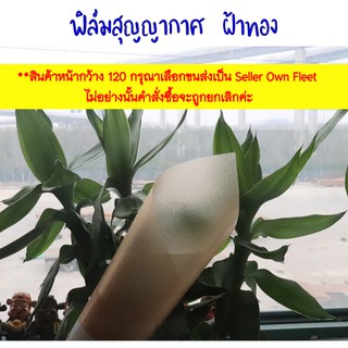 ฟิล์มสุญญากาศฝ้าทอง หน้ากว้าง 60/90/120 ซม.ราคาต่อ 1 เมตร