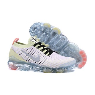 ❡❇♗Nike Air VaporMax 2019 Run Utility 3 รองเท้าวิ่งสีเทาเหลือง