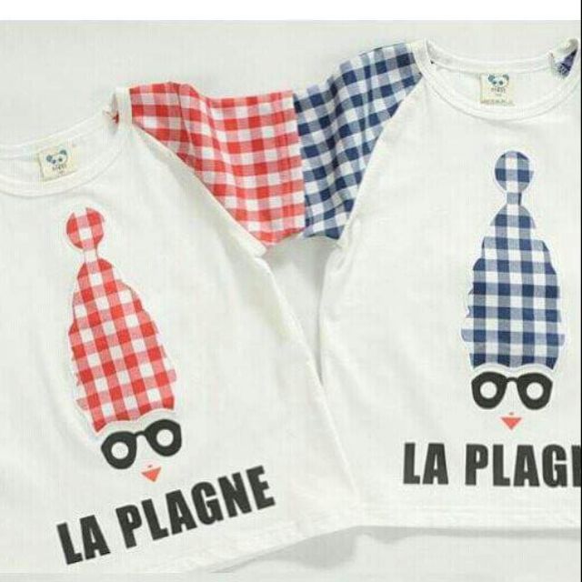 เสื้อยืด ci & si ( สก๊อตแดง )