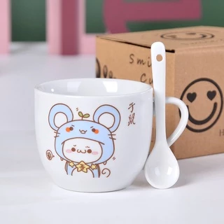 แก้วกาแฟ ☕️ เซรามิก แก้วชงกาแฟ ลายสัตว์น่ารัก ราคาถูก 5 ลาย สุดน่ารัก💖