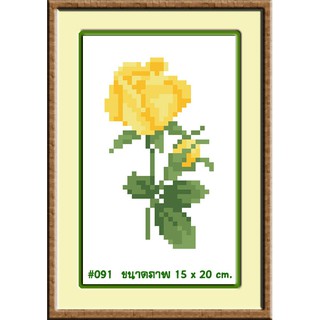 ไอแอมครอสติช iamcrossstitch DIY รหัสTmini-091 17x17 cm. ชุดอุปกรณ์งานฝีมือปักครอสติชครบชุด