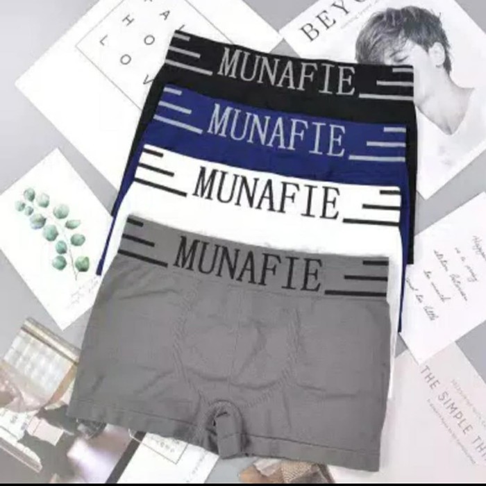 MUNAFIE MENS BOXER SHORTS ALL SIZE IMPORT / UNDERWARE MAN / MENS BOXERS MADE OF ELASTIC NYLON / MENS