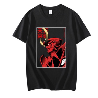 เสื้อผ้าผชเสื้อยืดคอกลม ผ้าฝ้าย พิมพ์ลายกราฟฟิค Tengen Toppa Gurren Lagann Mecha สไตล์วินเทจ แฟชั่นสําหรับผู้ชายS-5XL