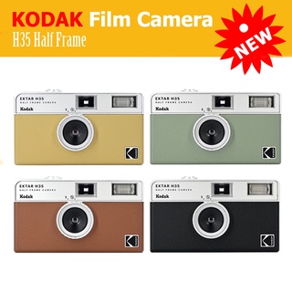 KODAK H35 Half Frame 135 35mm Reusable Film Camera Built-in Flash