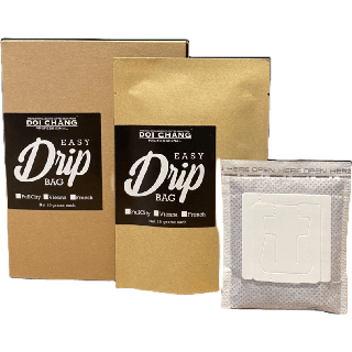 10 Drip-Easy-Bag กาแฟดริป อราบิก้า ดอยช้าง 100% คั่วระดับอ่อน/กลาง/เข้ม ขนาด 10 ซอง Doi Chang Professional Drip bag
