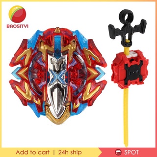 [✨Activity price✨BAOSITY1] Metal 4D Spinning Top Burst Buster Xcalibur.1.Sw B-120 w/Launcher Character Toy