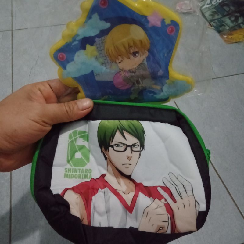 กระเป๋า พวงกุญแจ ใส่บัตร คุโรโกะ โน บาสเกต Koroko No Basket Anime Bag zip purse กระเป๋าซิป  ลิขสิทธิ์แท้ ญี่ปุ่น