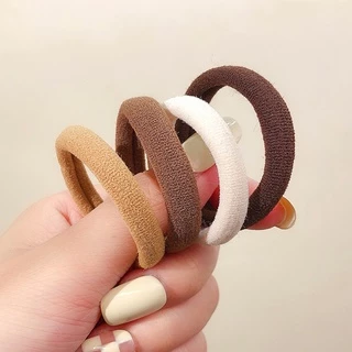 20 ชิ้นยางรัดผมชุดที่มีสีสันเชือกผมสําหรับสาวผมหางม้าผูกทนทาน ยางรัดผม