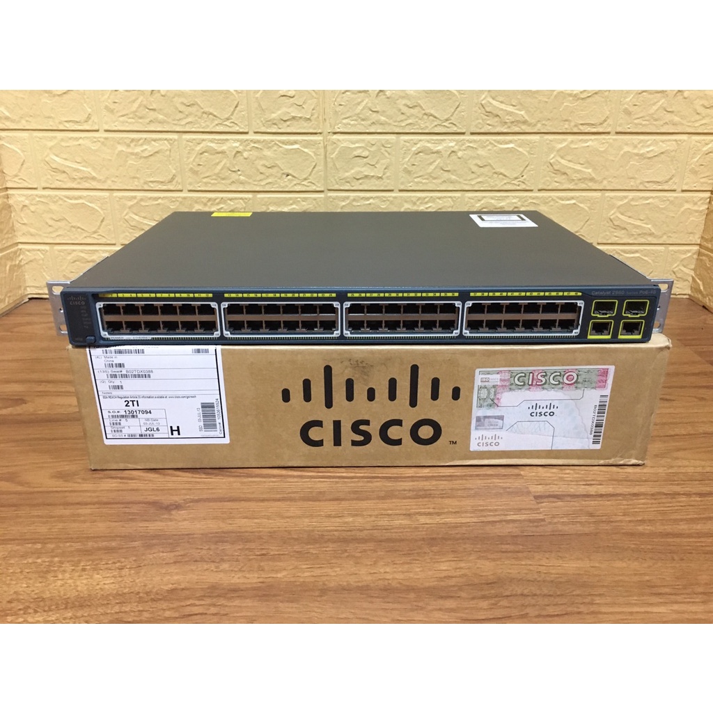 Switch Cisco Catalyst 2960 Series POE-48 (มือสองสภาพดี)